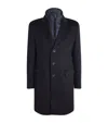 Herno Men's Coat With Quilted Insert In Navy
