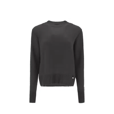 Herno Black Cashmere Cashmere Sweater In Gray