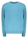Herno Crew Neck Sweater In Blue