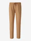 Herno Trousers In Light Cotton Stretch
