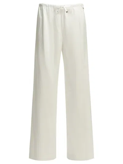 Herno Casual Cotton Pants In Metallic