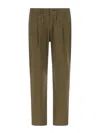 Herno Drawstring Casual Pants In Green