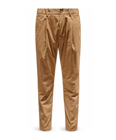 Herno Casual Pants With Belt Loops In Brown