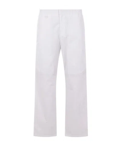 Herno Casual Pants With Elastic Waist In White
