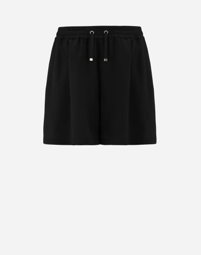 Herno Casual Satin Shorts In Black