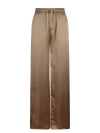 HERNO CASUAL SATIN TROUSERS