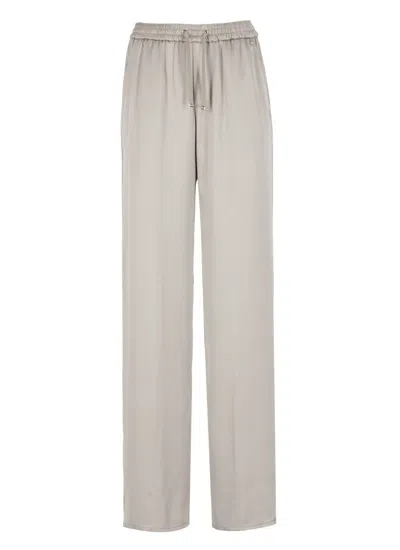 HERNO HERNO CASUAL SATIN TROUSERS