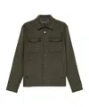 Herno Button-up Chest-pocket Jacket In Green