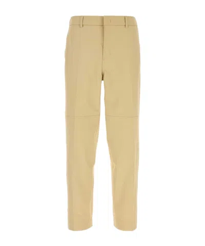Herno Laminar Elasticated-waist Panelled Trousers In Nude