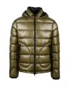 Herno Centogrammi Reversible Down Jacket - Military Green In Green