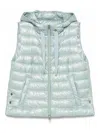 Herno Nylon Ultralight Vest Jacket In Blue