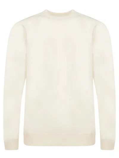 Herno Chalk White Cashmere Jumper