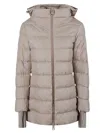 Herno Chamonix A Shape Down Jacket In Multi