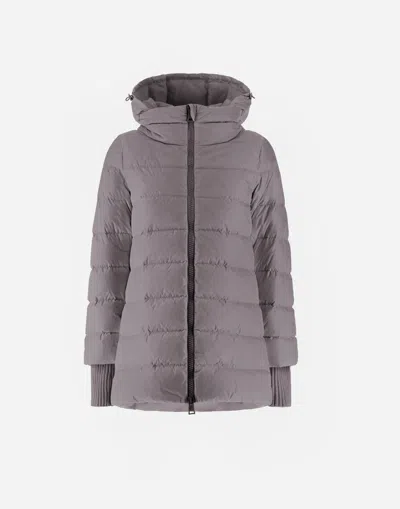 Herno A-shape Jacket In Nylon Chamonix In Grey
