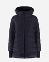 Herno A-shape Jacket In Nylon Chamonix In Navy Blue