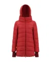 Herno Chamonix A-shape Padded Coat In Red