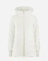 Herno A-shape Puffer Jacket In White