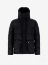 Herno Bomber Jacket In Nylon Chamonix In Down Finish And Polartech Technology