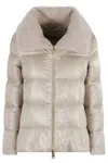 Herno Chantilly Down Jacket With Ultralight Nylon In Neutral