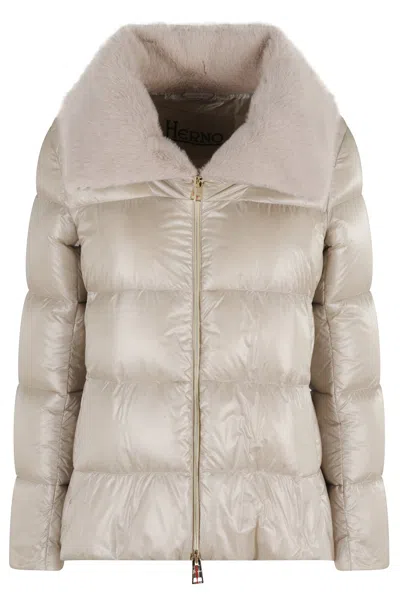 HERNO HERNO CHANTILLY DOWN JACKET WITH ULTRALIGHT NYLON