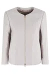 Herno Chantilly Sequin-embellished Jacket In Neutrals