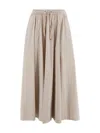 Herno Skirts Chantilly In White