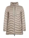 Herno Resort Down Jacket In Ultralight Nylon In Neutral
