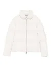 Herno Short Velvet Duvet In White