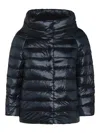 Herno Navy Blue Sofia Down Jacket In Black