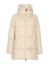 Herno Beige Down Jacket In Brown