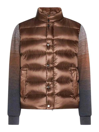 Herno Padded Jacket In Brown