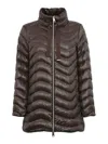 Herno Resort Down Jacket In Ultralight Nylon In Brown