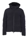 Herno Down Jacket With Hood And Quilted Pattern In Black