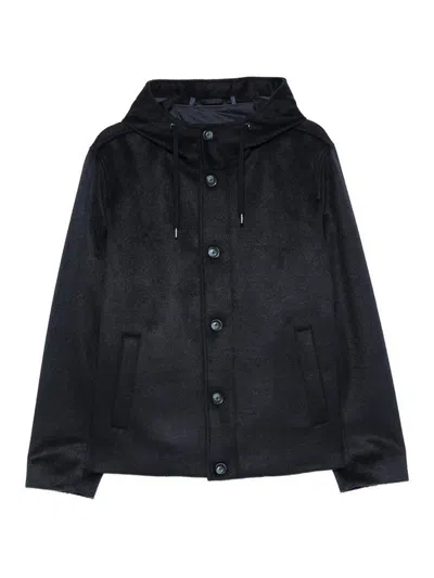 Herno Long-sleeve Jacket In Black