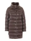 Herno Dora Long Down Jacket In Yellow