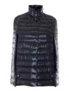 Herno Light Padded Vest In Blue