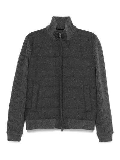 HERNO CHAQUETA BOMBER - GRIS