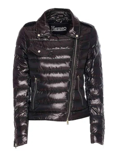 HERNO CHAQUETA BOMBER - NEGRO