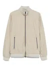 Herno Bomber Jacket In Ecoage In Yellow