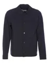 Herno Long-sleeved Casual Jacket In Azul