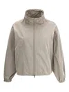 Herno Tortora Short Jacket In Taupe