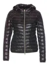 Herno Angela Quilted Puffer Jacket In Negro