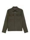 Herno Button-up Chest-pocket Jacket In Green