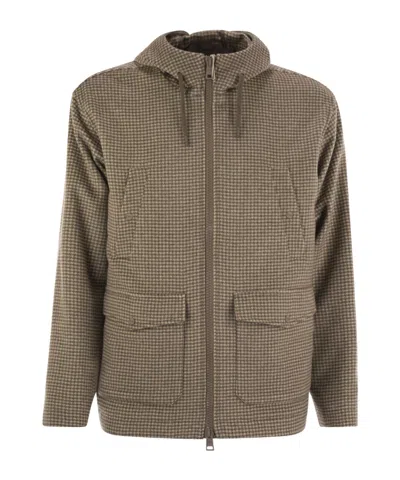 HERNO CHECK CASUAL JACKET