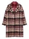 Herno Checked Single-breasted Coat In Multi