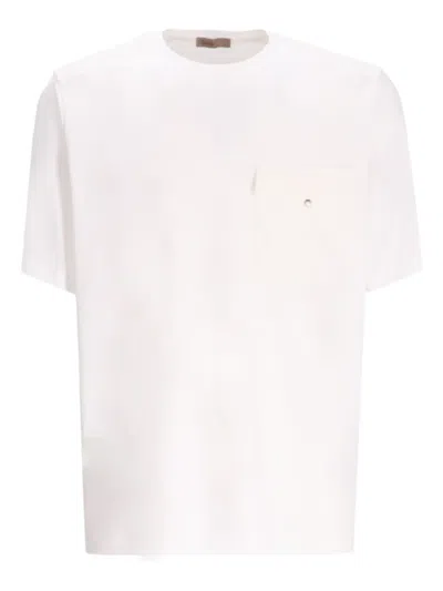 HERNO CHEST-POCKET COTTON T-SHIRT
