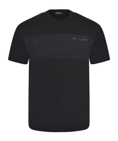 Herno Chest-pocket T-shirt In Black