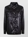 Herno Chest Pockets Collared Neck Long Sleeves Shiny Finish