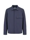 Herno Chest-pocket Jacket In Blue