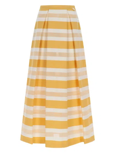 Herno Chic Mini Skirt For Women - Ss26 Collection In Yellow